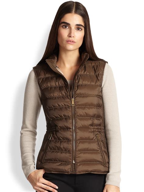 burberry khaki puffer|burberry puffer jacket women's.